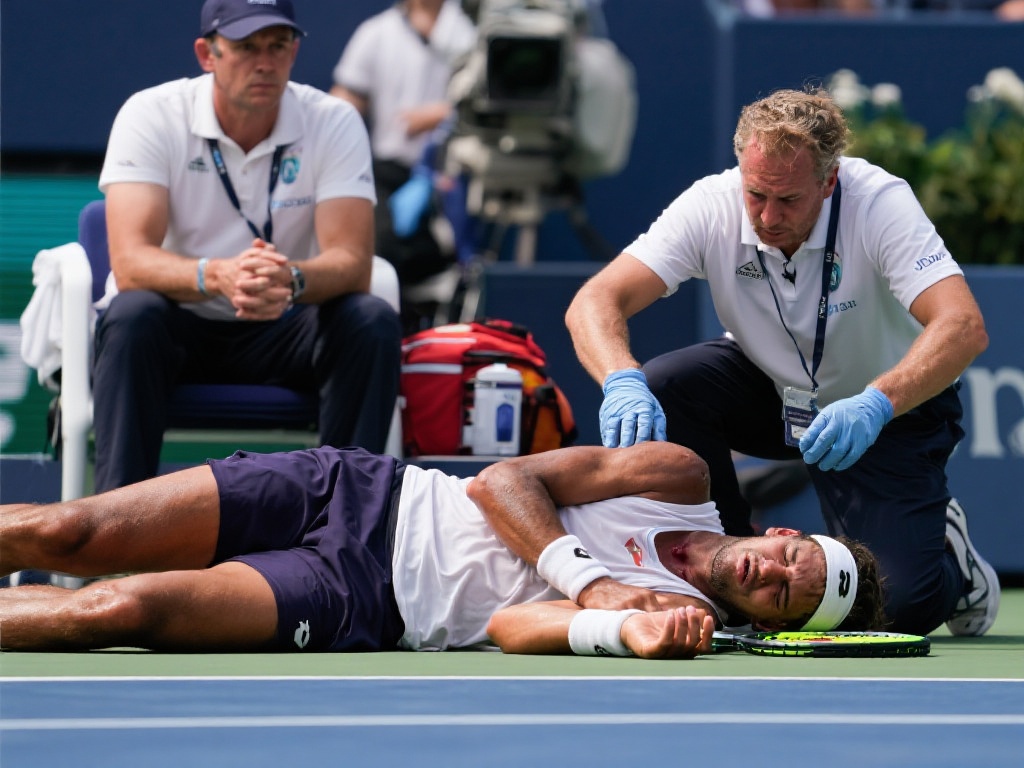 据现场医疗团队的初步评估，琼斯可能是因脱